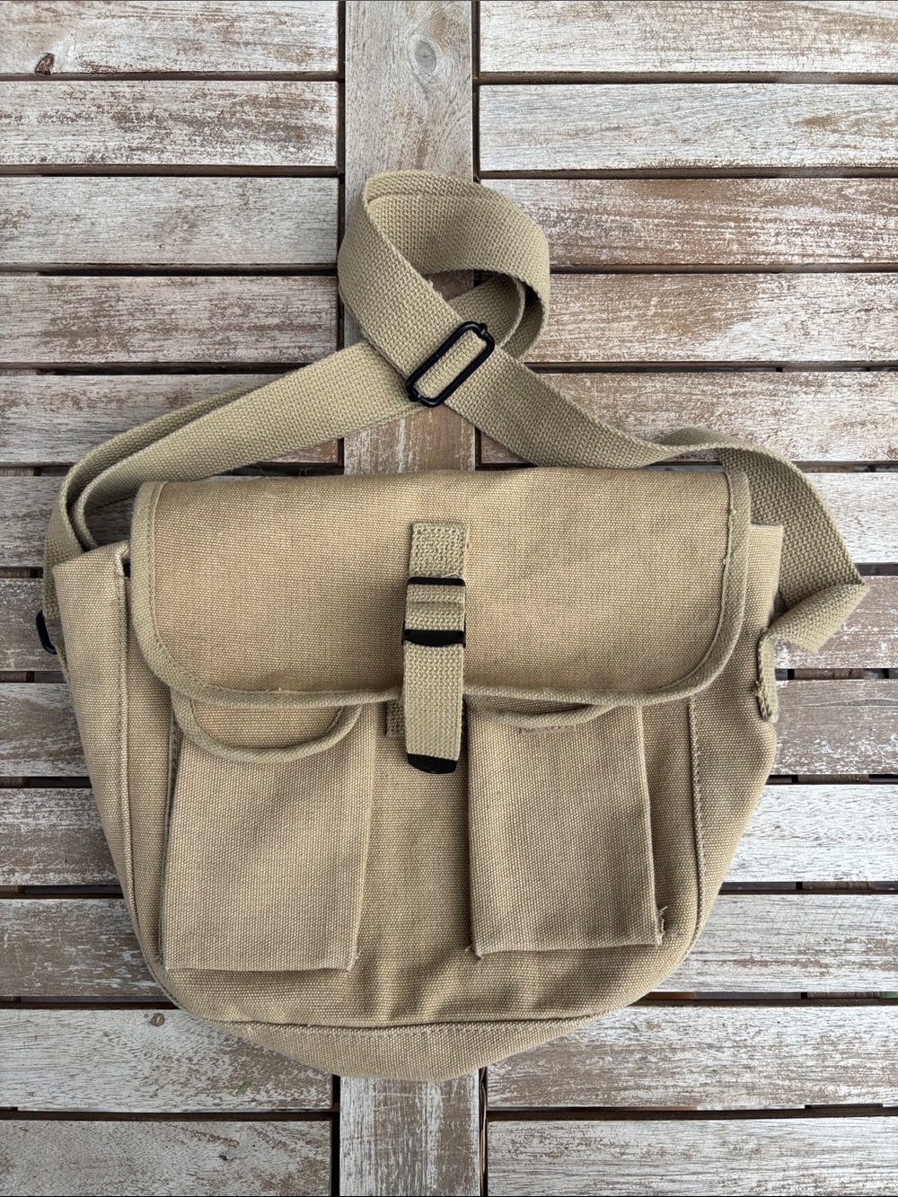 Rothco Canvas Messenger Bag in Tan